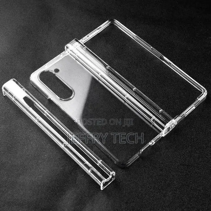 3 in 1 PC Transparent Phone Case for Samsung Galaxy Z Fold5
