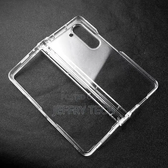 3 in 1 PC Transparent Phone Case for Samsung Galaxy Z Fold5