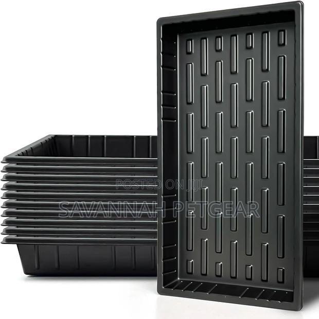 Heavy Duty Seed Starter Flat Seedling Plug Tray -10 Pieces