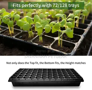 Heavy Duty Seed Starter Flat Seedling Plug Tray -10 Pieces
