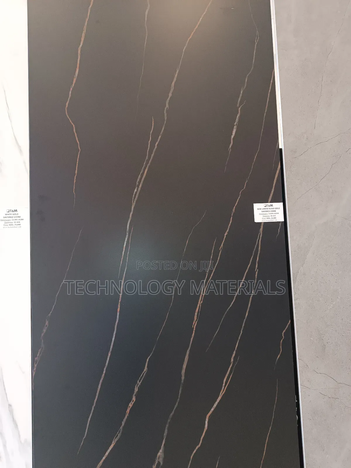 New Larent Black Sintered Stone