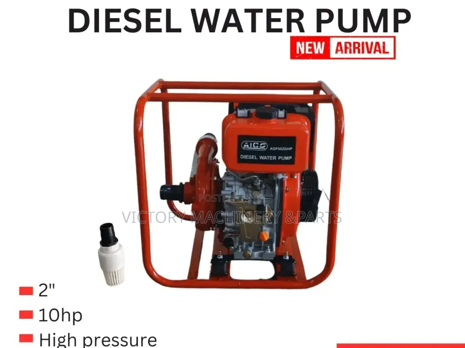 Aico '2' Diesel Water Pump 10hp