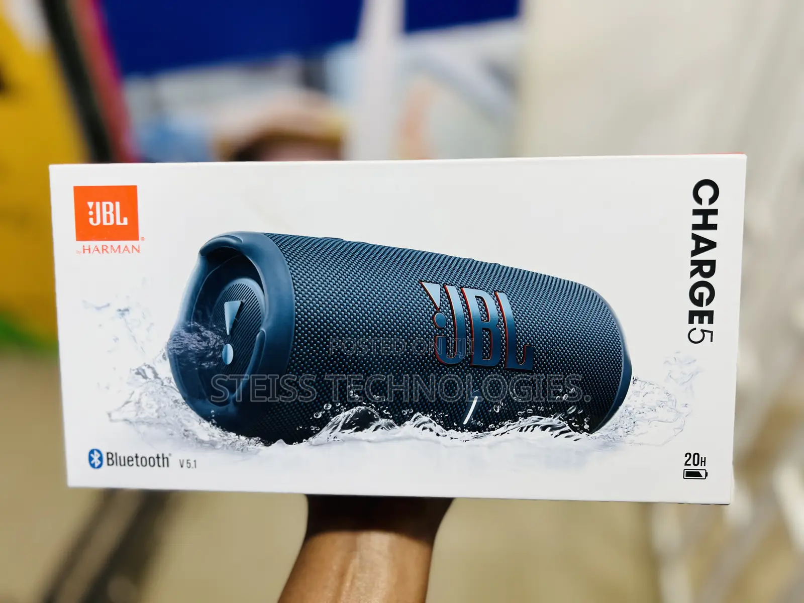 JBL Charge 5 Bluetooth Speaker.