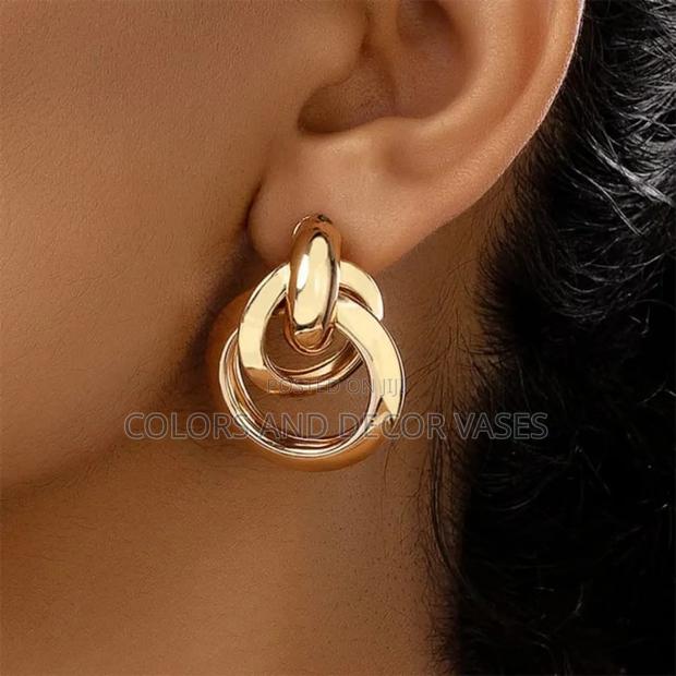 Gold Jewellery Earrings Available - main view