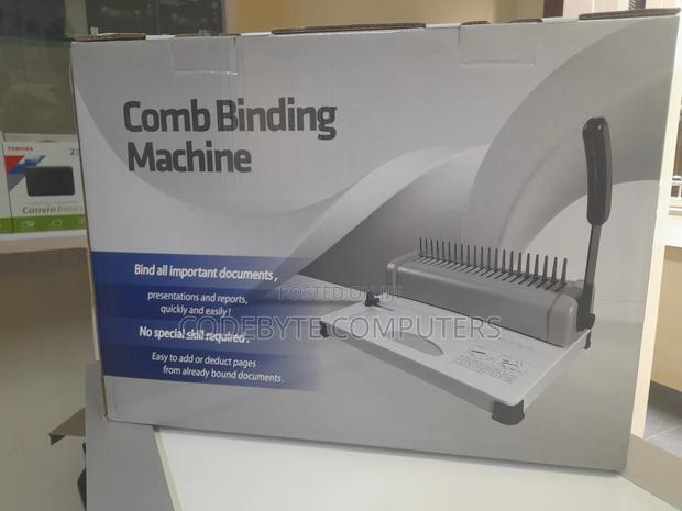 Comb Binding Machine - main view