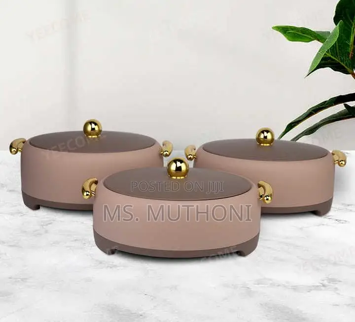 Premium Quality *Oval Luxurious Classy Insulated Hotpots*