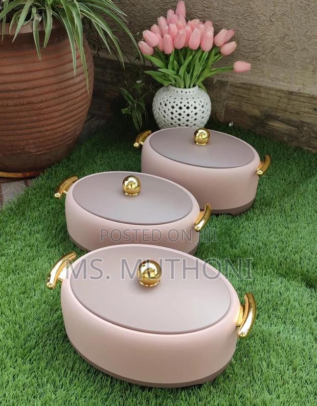 Premium Quality *Oval Luxurious Classy Insulated Hotpots* - thumbnail 4