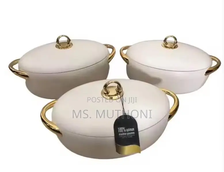 Forever Gold Luxurious Classy Insulated Hotpots