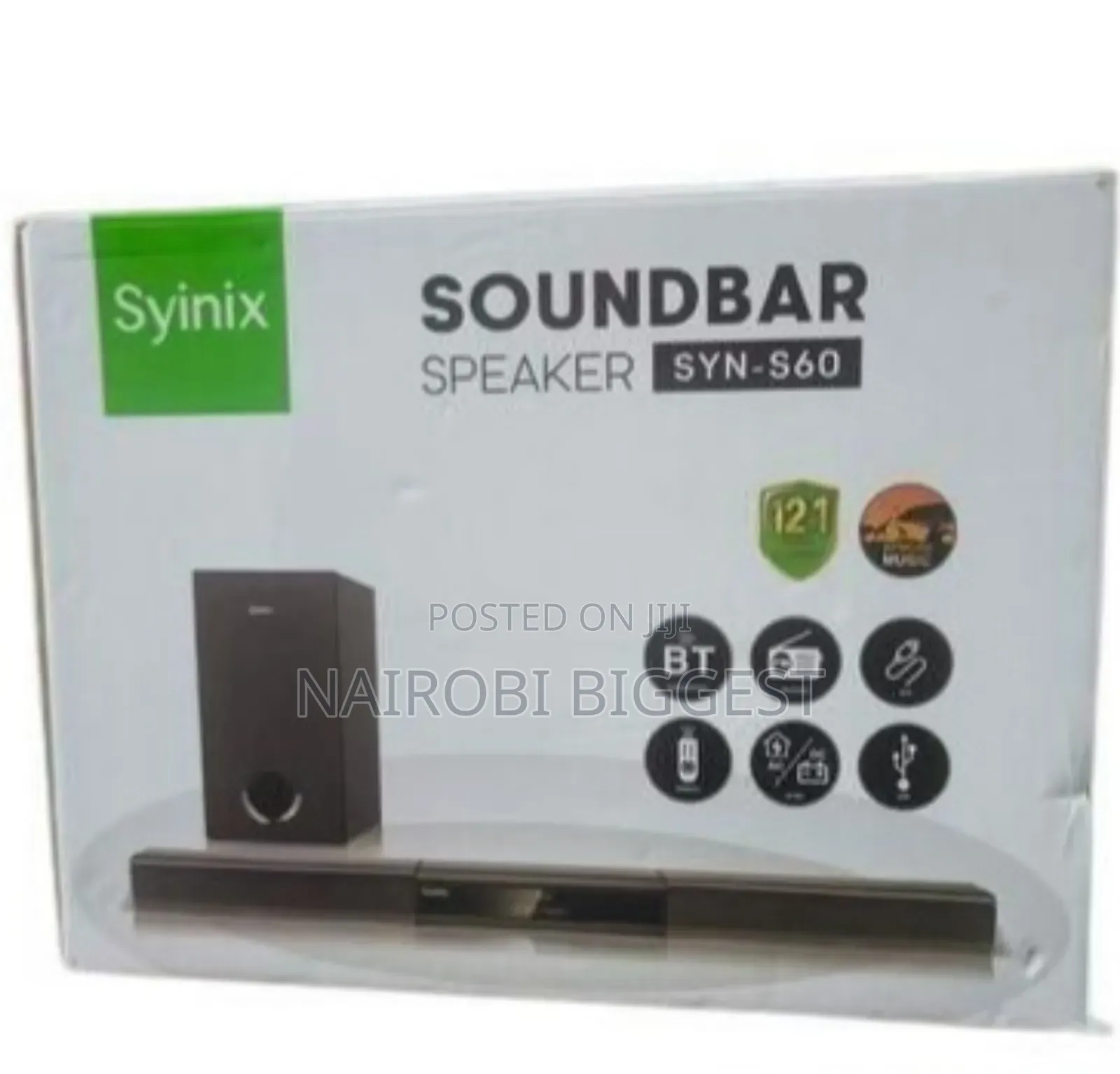 Syinix S-60 Black Amazing Soundbar
