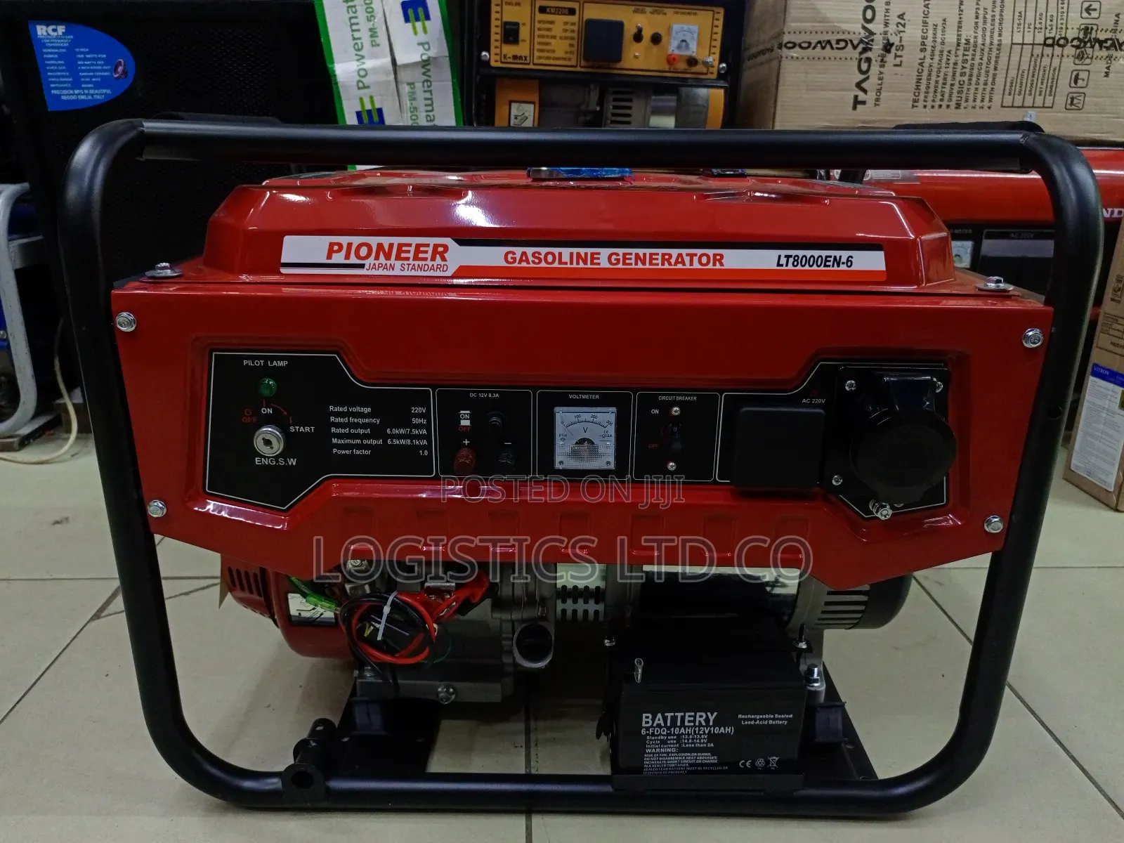 Pioneer Japan Lt8000en-6 8.1kva Gasoline Generator