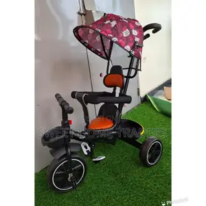 Tricycle With Canopy and Adjustable Handle