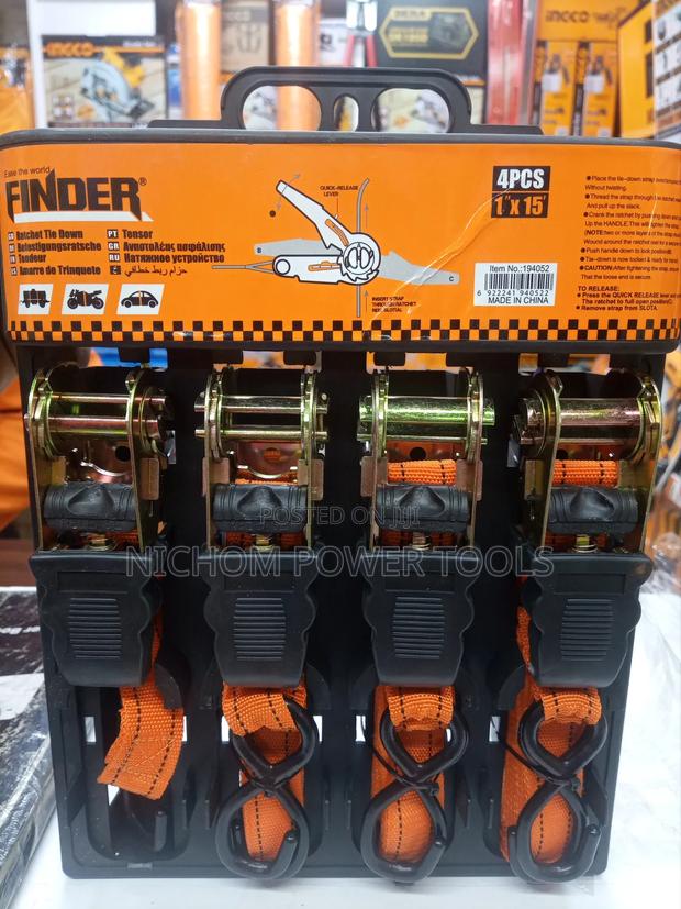 Reliable Finder Ratchet Tie Down Straps - main view