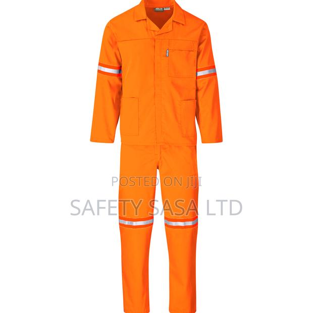 Trade Polycotton Orange Conti Suit - Orange Reflective Tape - thumbnail 4
