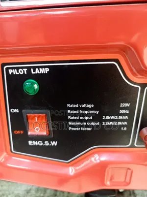 Pioneer Japan Pn2500n-6 2.5kva Gasoline Generator