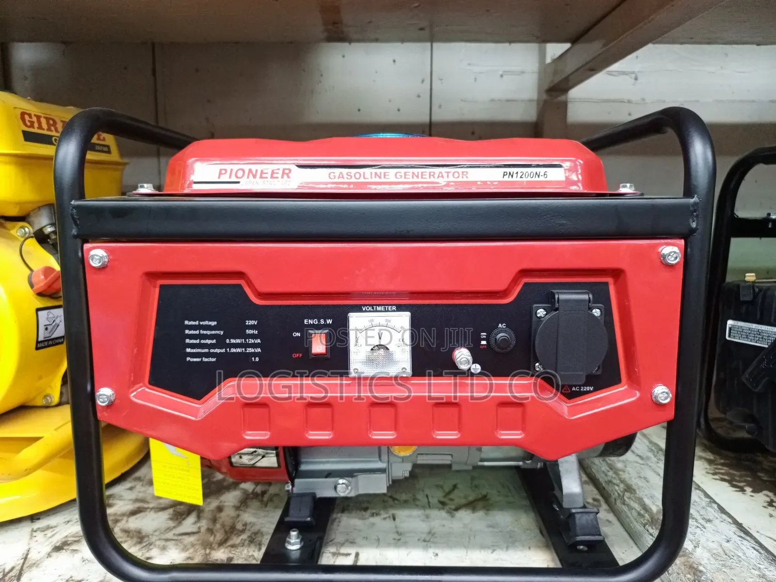 Pioneer Japan Pn1200n-6 1.2kva Gasoline Generator