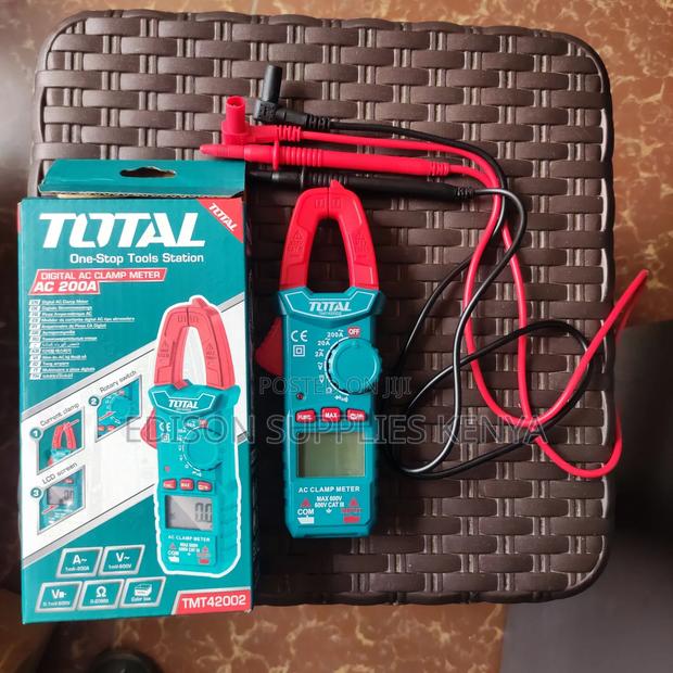Total Digital Ac Clamp Meter 2000 Counts Industrial Clamp Metres - thumbnail 3