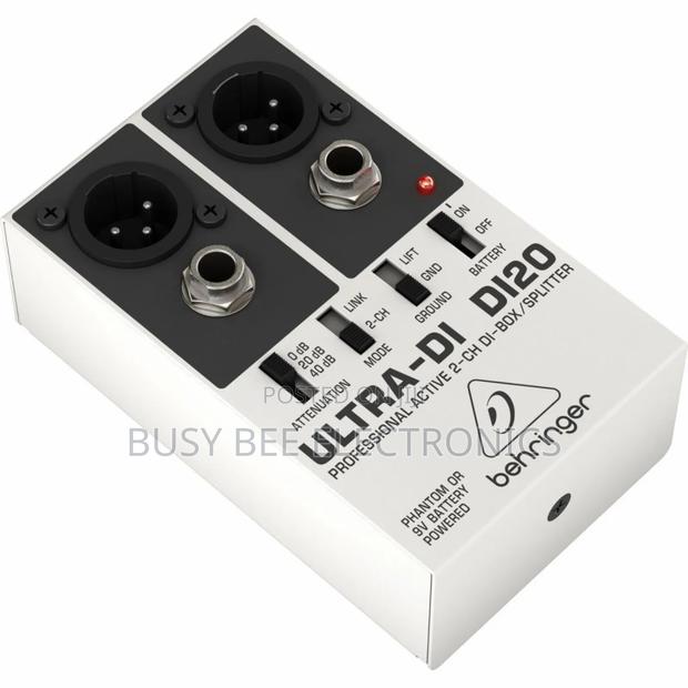 Behringer Ultra Di DI20 Active 2 Channel DI Box Splitter - thumbnail 3