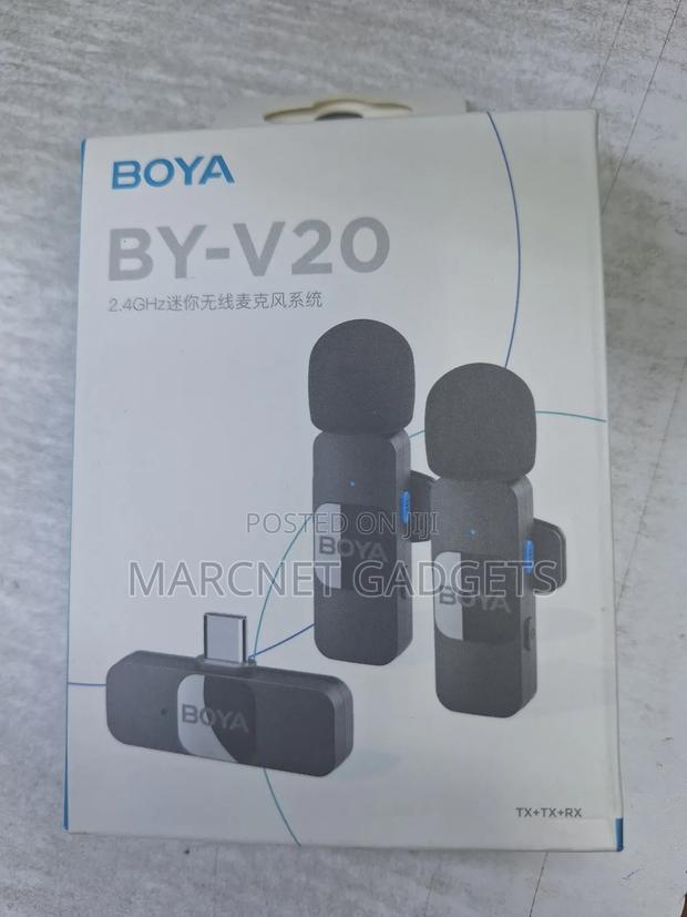 Boya BY-V20 Wireless Microphone Usb C Noise Cancellation
