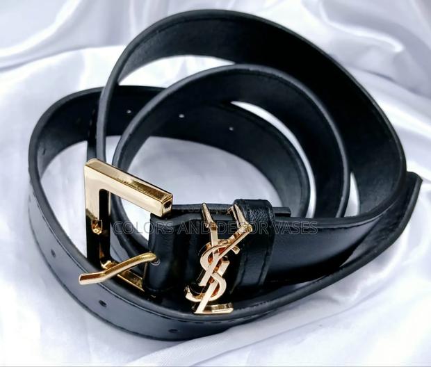 Designer Belts Available in Brown and Black - main view
