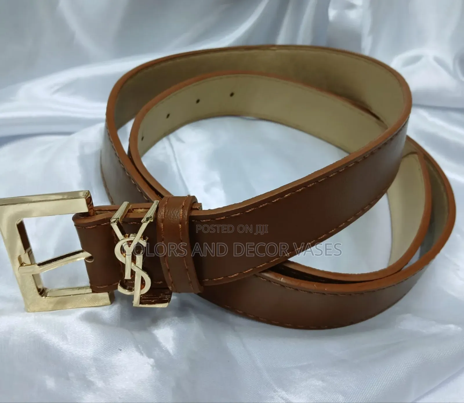 Designer Belts Available in Brown and Black