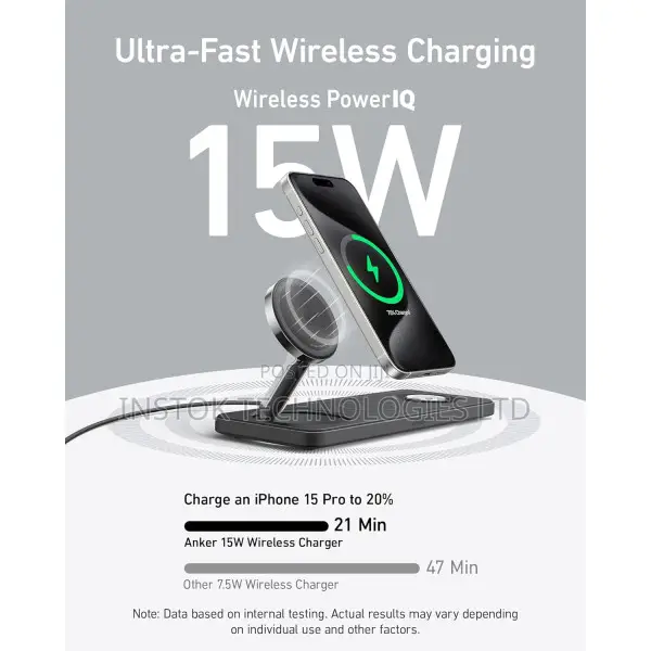 Anker Maggo 15W Wireless Charging Station 3-in-1 Pad