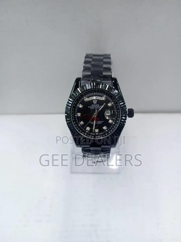 Black Rolex Wrist Watch >Rolex Watch