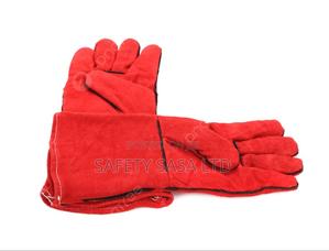 Heavy Duty Leather Gloves With Inner Lining - thumbnail 2