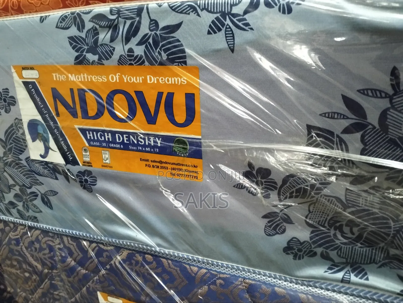 Gafana! 12inch 6 X 6 Ndovu High Density Mattresses. Tulete?