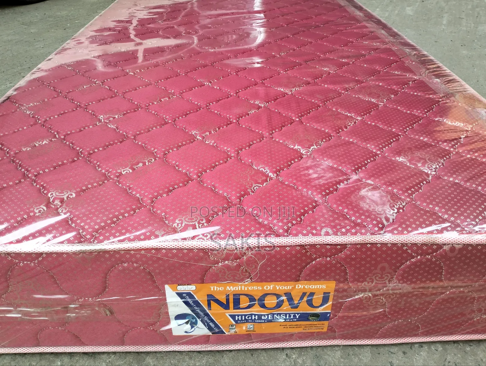 Safety First! 5 X 6 X 8" High Density Quilted Mattresses!