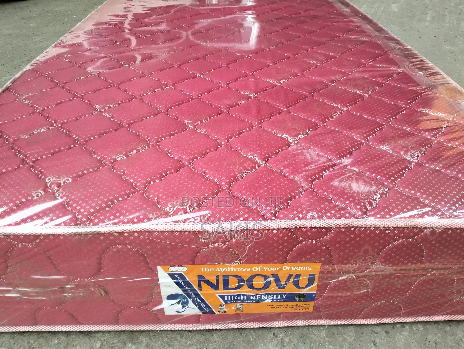 Safety First! 5 X 6 X 8" High Density Quilted Mattresses!