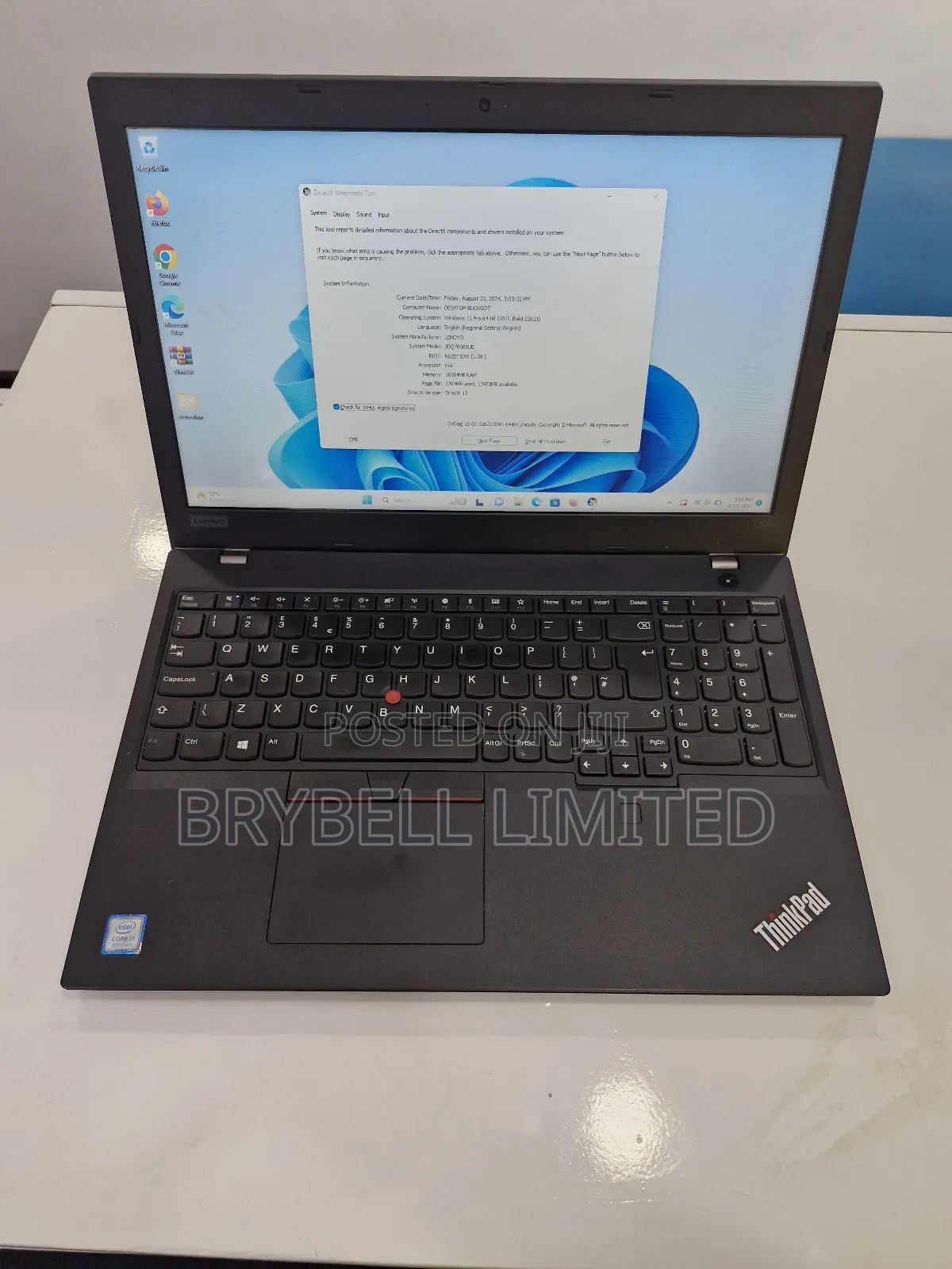 Laptop Lenovo ThinkPad L580 16GB Intel Core I7 SSD 1T