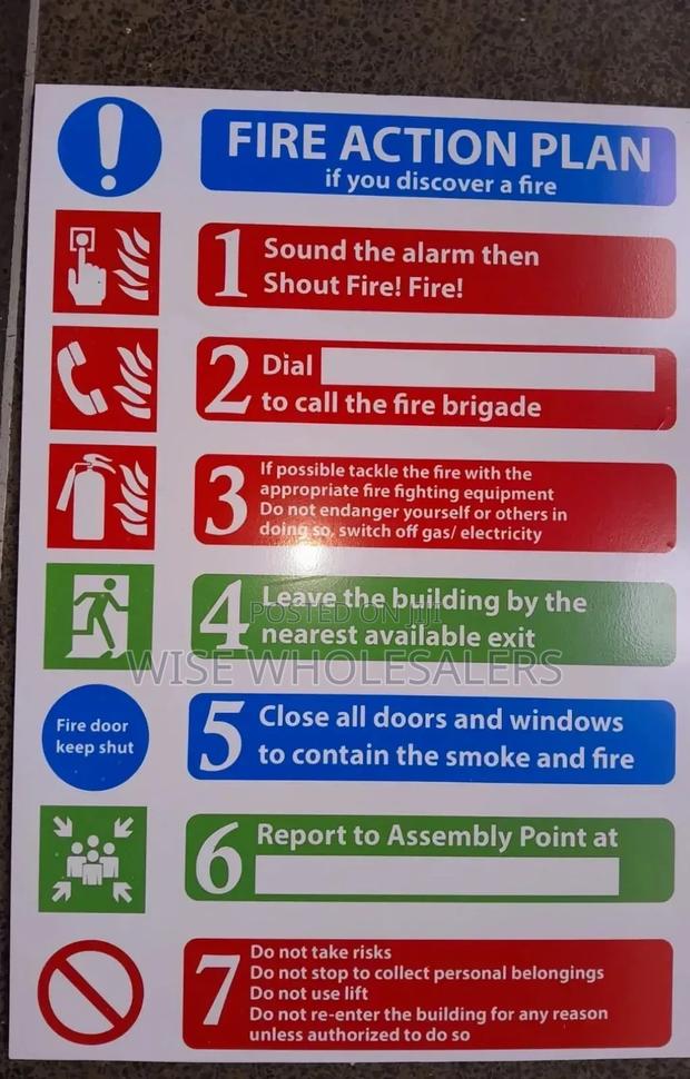 Fire Action Plan••° •• - main view