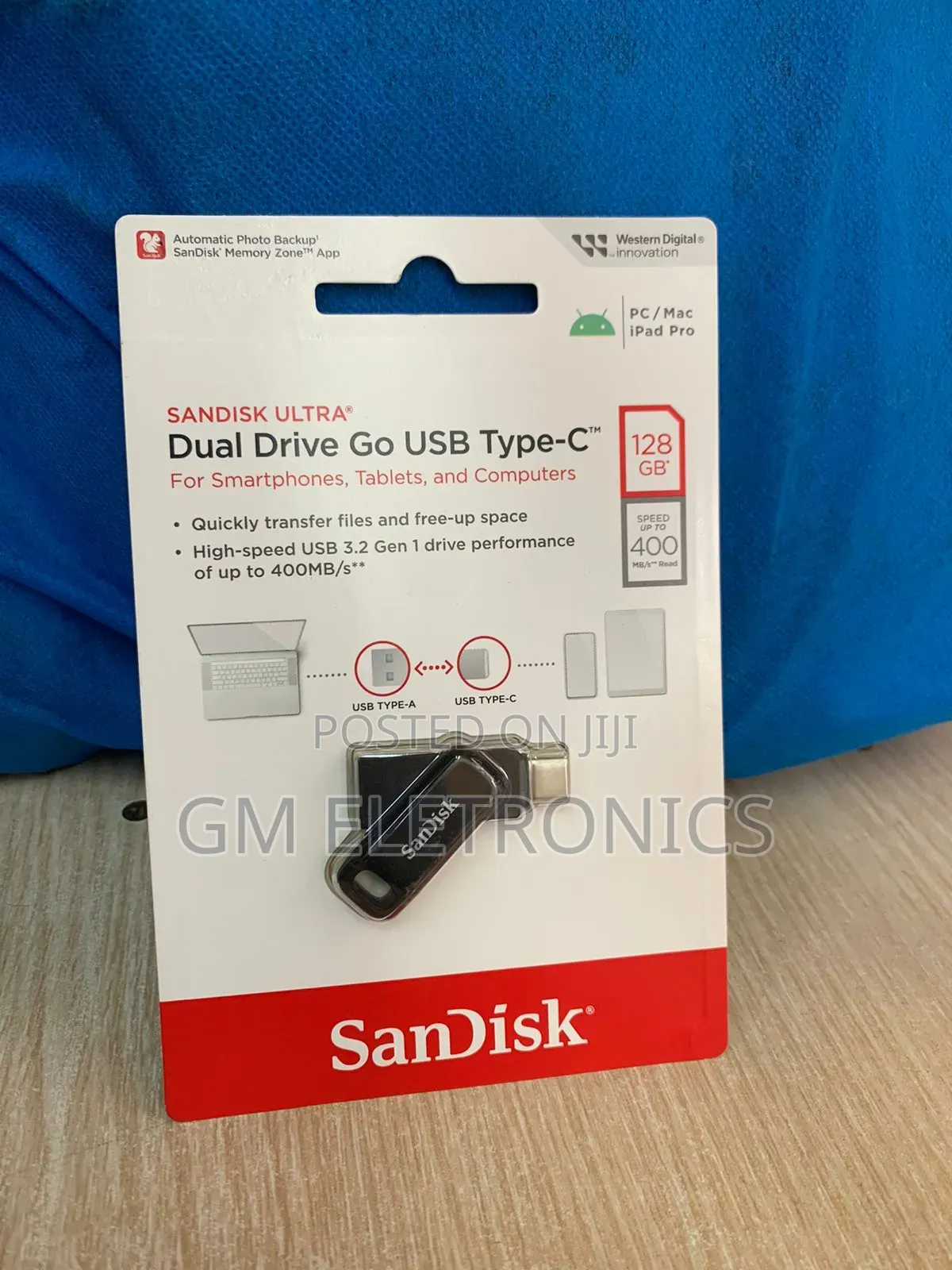 128gb Sandisk Dual Drive Type-C Usb 3.2 for Phone Computer