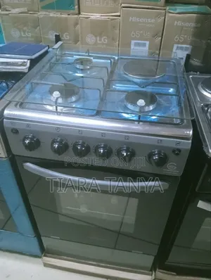 Eurochef 50 by 55 3 Gas and I Electric Cooker Plate