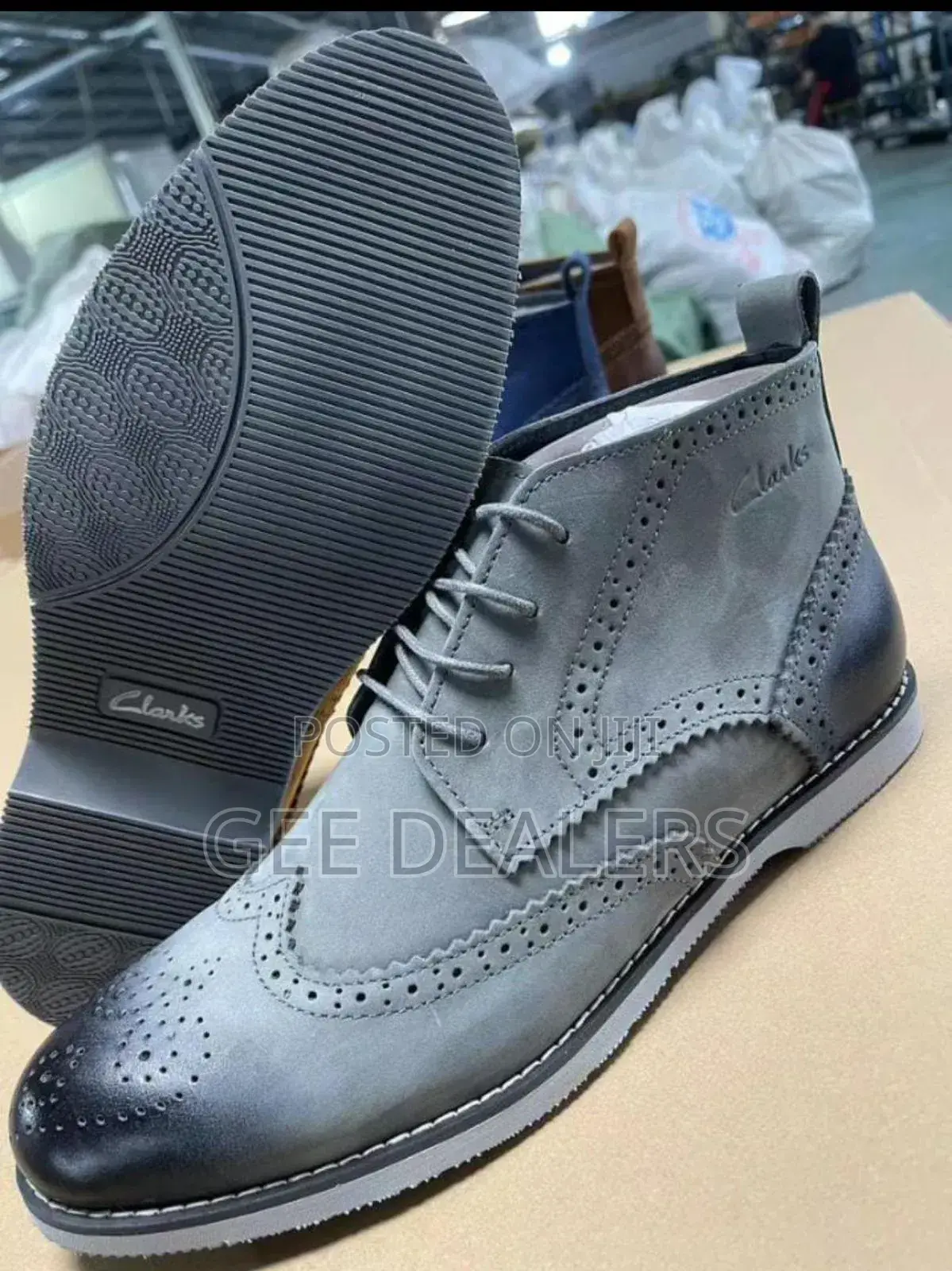 Men Official Chelsea Boots >Leather Clarks Boots