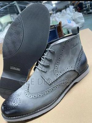 Men Official Chelsea Boots >Leather Clarks Boots - main view