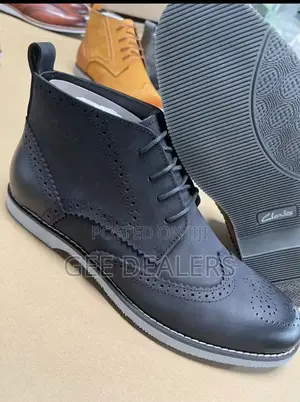 Men Official Chelsea Boots >Leather Clarks Boots