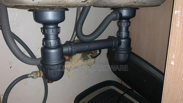 Kitchen Double Sink Fitting - main view