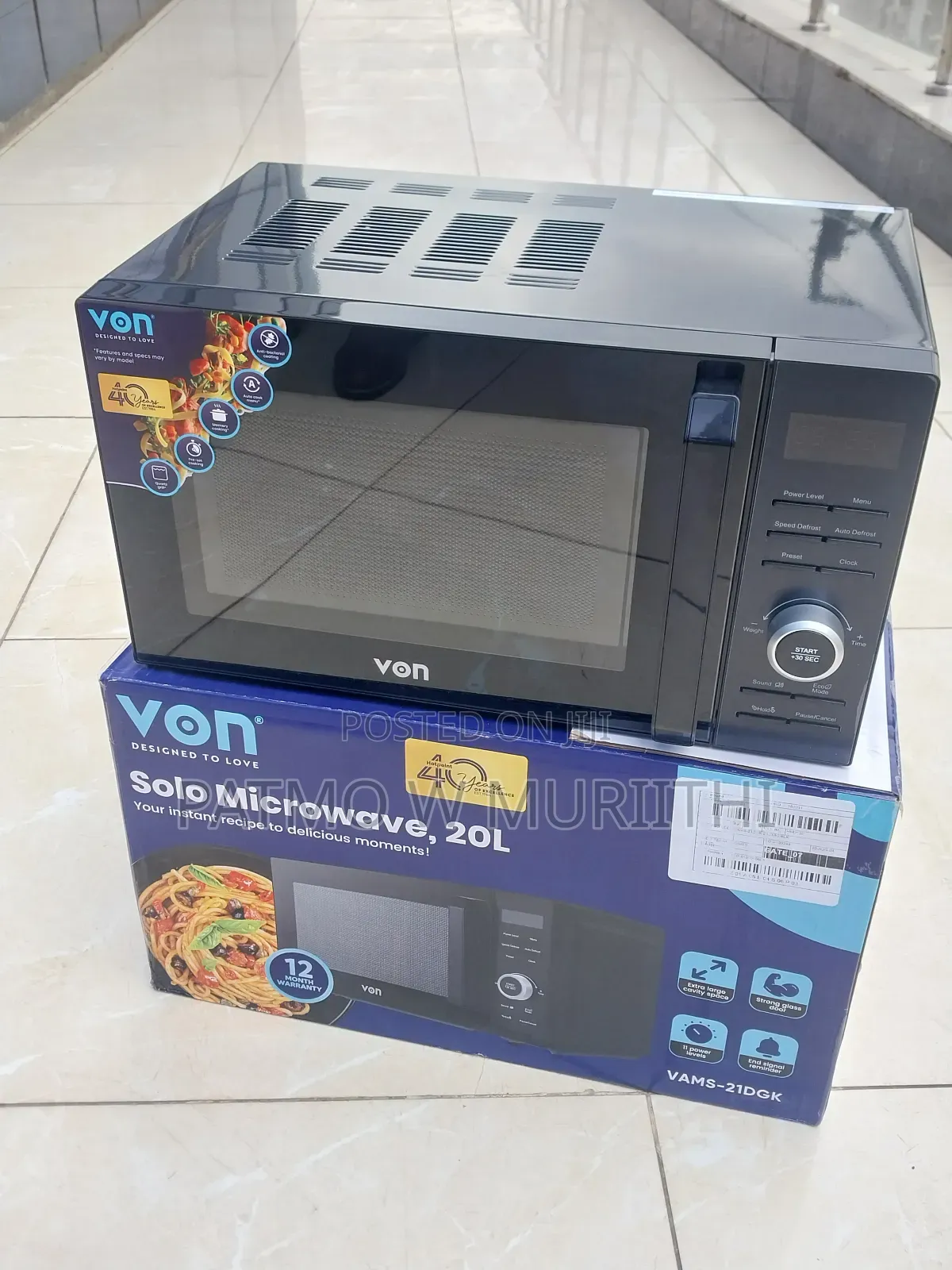 Microwave, Von Digital Microwave 20l 21dgk
