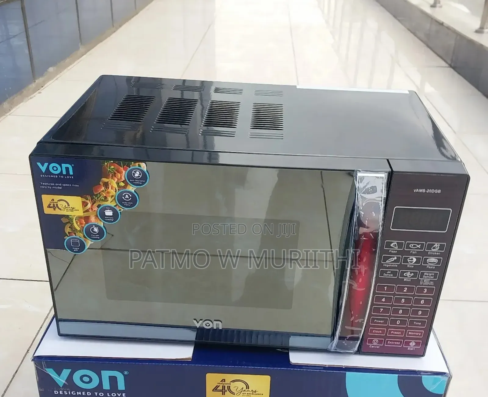 Von Digital Microwave 20l 20dgb Hotpoint With Grill