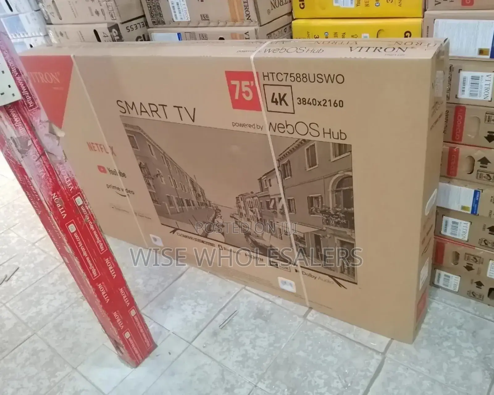 Vitron 75′′ Smart Hdr Frameless Tv – Powered By Webos Availa