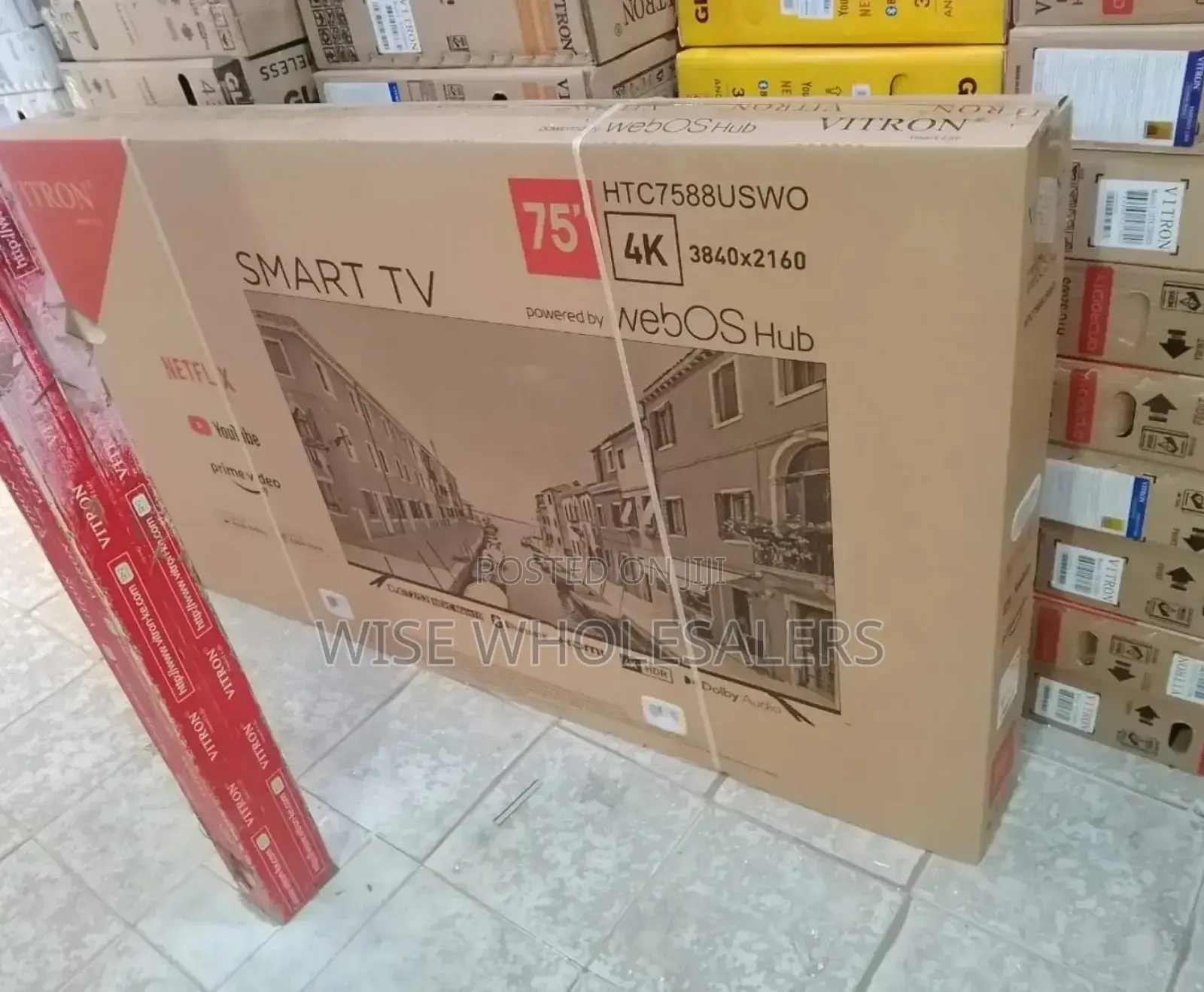 Vitron 75′′ Smart Hdr Frameless Tv ••°°••