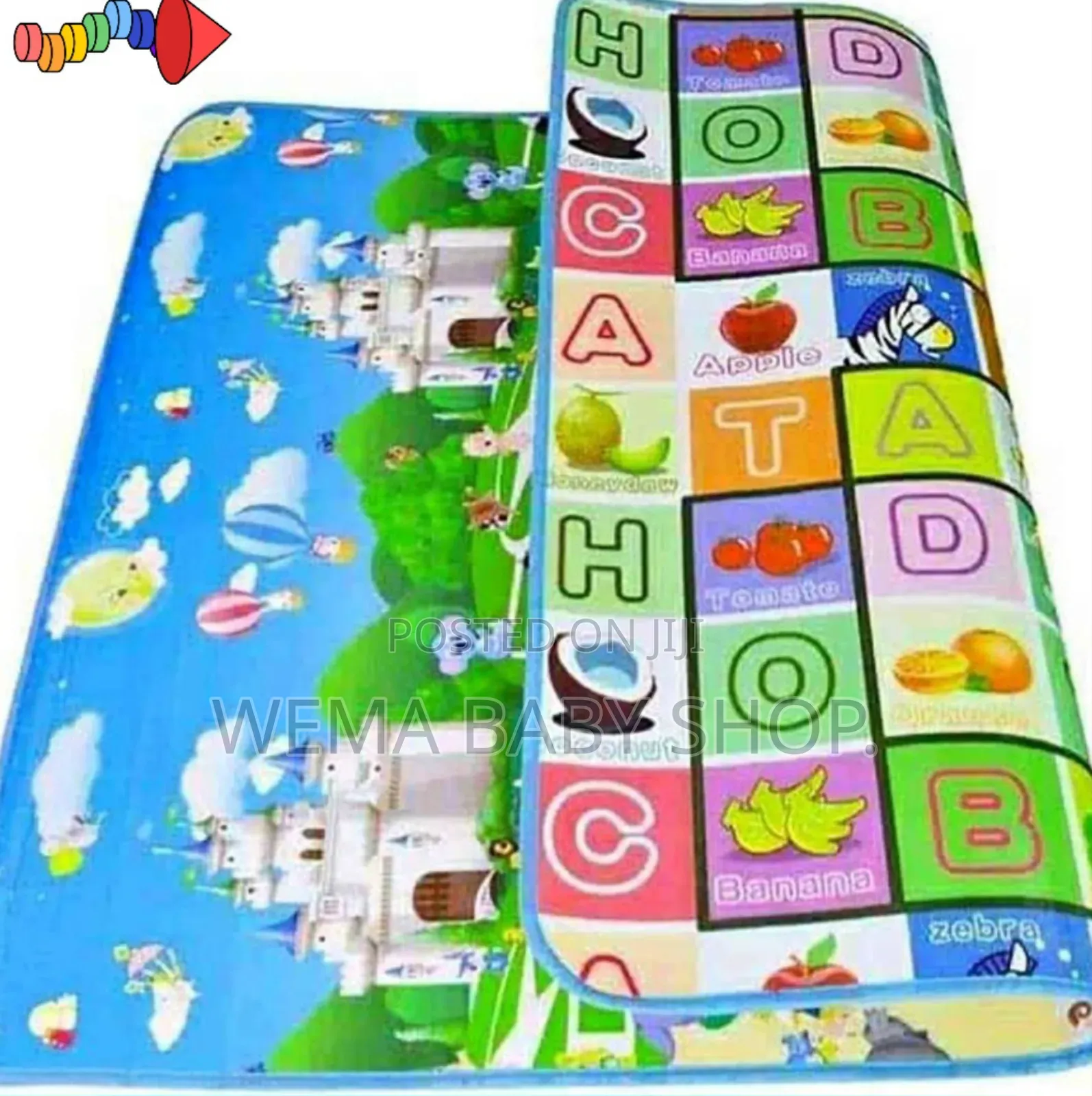 Double Sided Spongy Waterproof Baby Crawling Mat