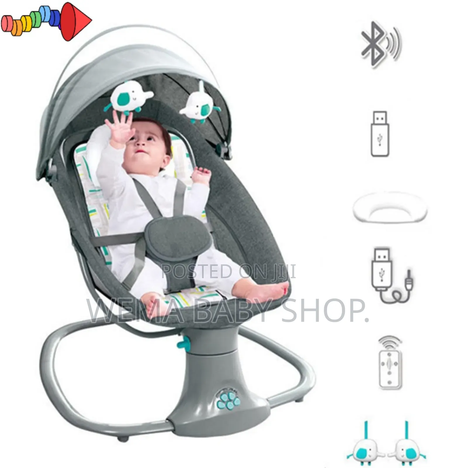 Mastela Multipurpose Baby Electric Swing