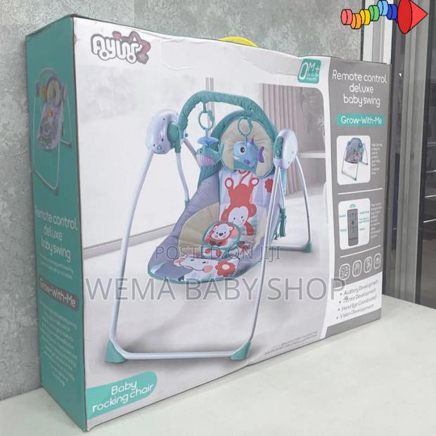 Deluxe Electric Baby Swing With Net - thumbnail 3