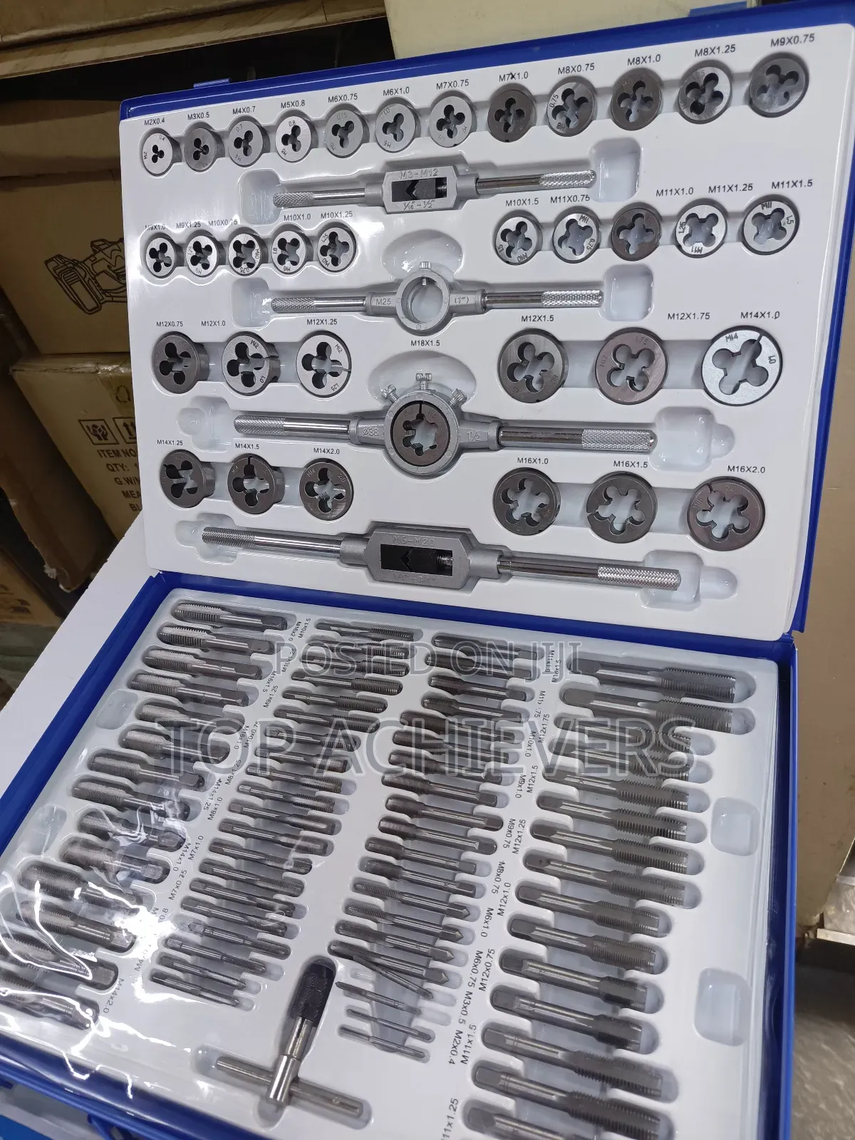 Metric Tap and Die Rethreading Kit 110pcs