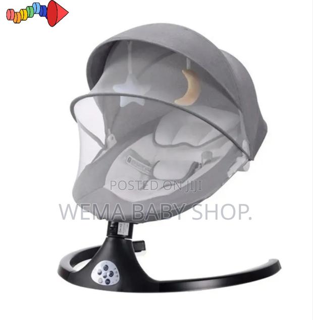Baby Electric/Battery Swing With Bluetooth Feeding Area - thumbnail 4