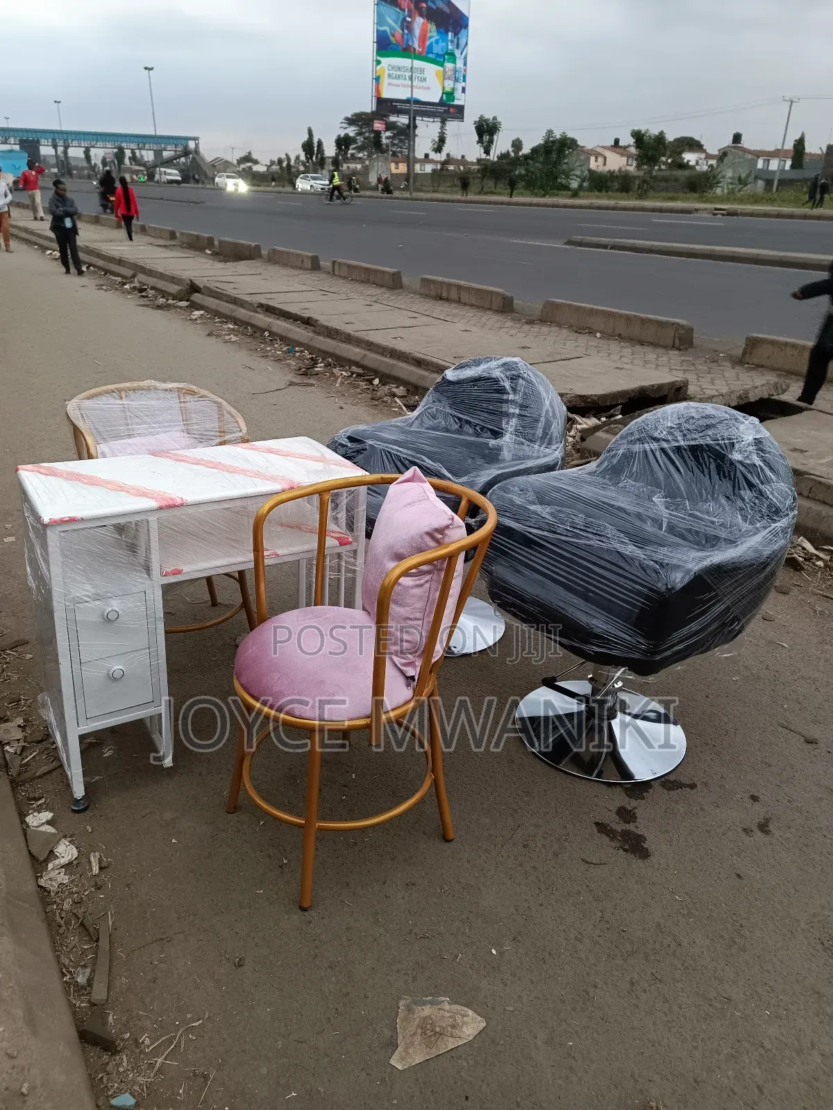 Manicure Set And 2 Salon Chairs...
