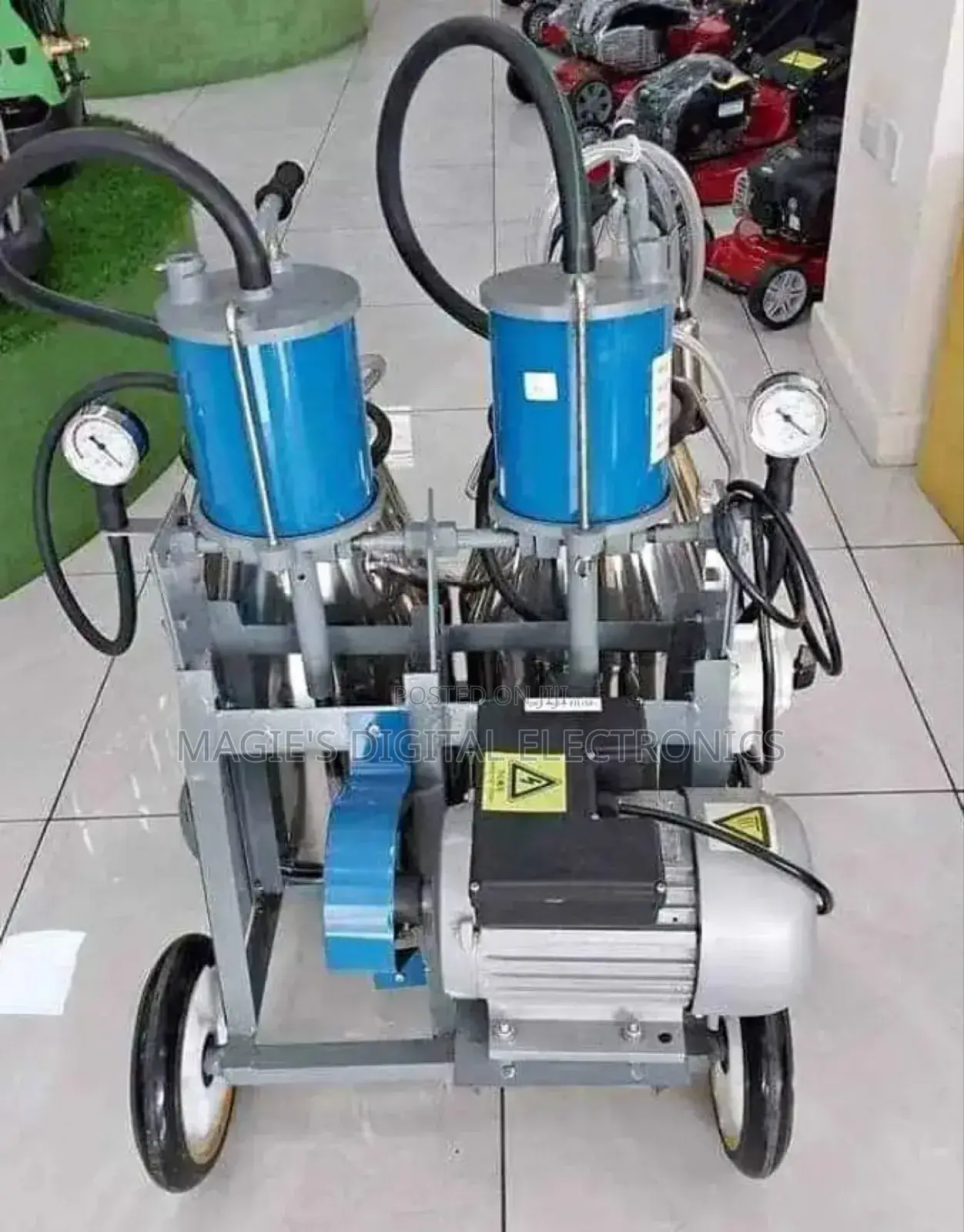 Double Barrel Milking Machine