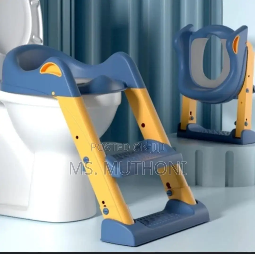 Baby Toilet Seat With Ladder Infant, Training Folding Seat